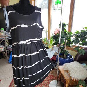 25260 Show Mall Sleeveless Summer T Shirt Tank Dress 3X